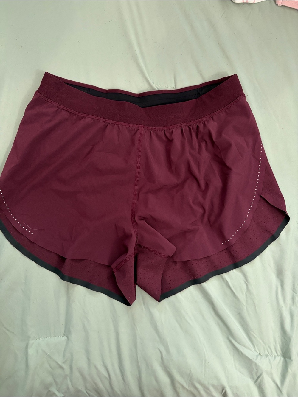 Women’s lululemon Maroon Running Shorts size 8